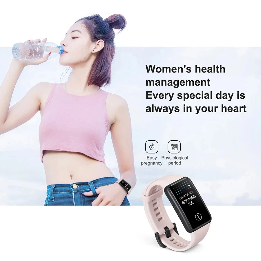 Смарт браслет Honor Band 6 1 47 дюйма AMOLED Bluetooth мониторинг сна|Смарт-браслеты| |
