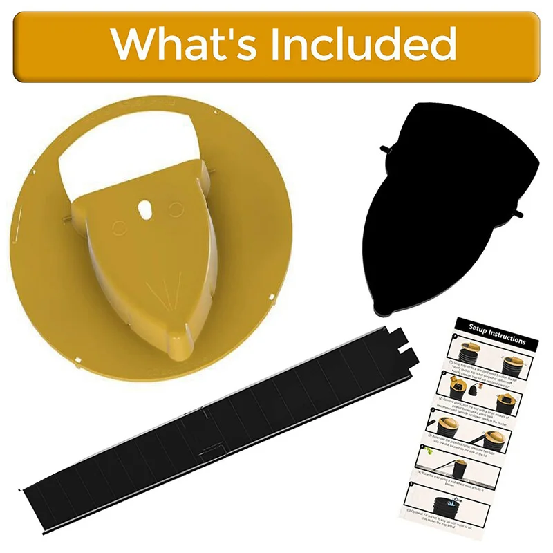 Многоразовая умная мышь крыса ловушка пластиковая крышка ведра для мыши