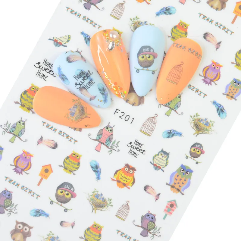 

1 Sheet Hot Butterfly Bow Designs 3D Self Adhesive Nail Art Stickers Decorations Manicure Decal Tips Tools