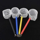 Выдвижной 3D аквариум из нержавеющей стали сетчатый карман для ловли креветок аквариум Чистящая сетка круглыеКвадратные аксессуары определенной формы