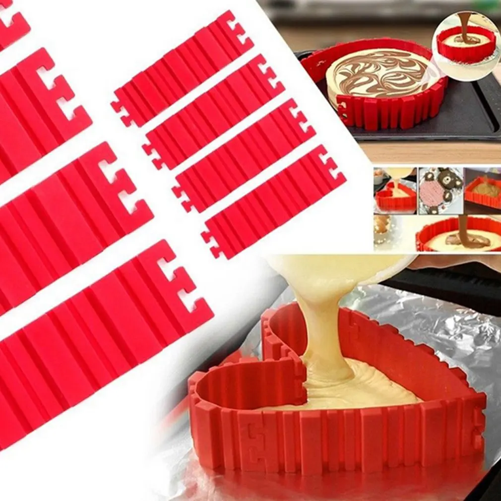 Форма для выпечки тортов DIY Кухня инструменты 4 шт./компл. магия силикона