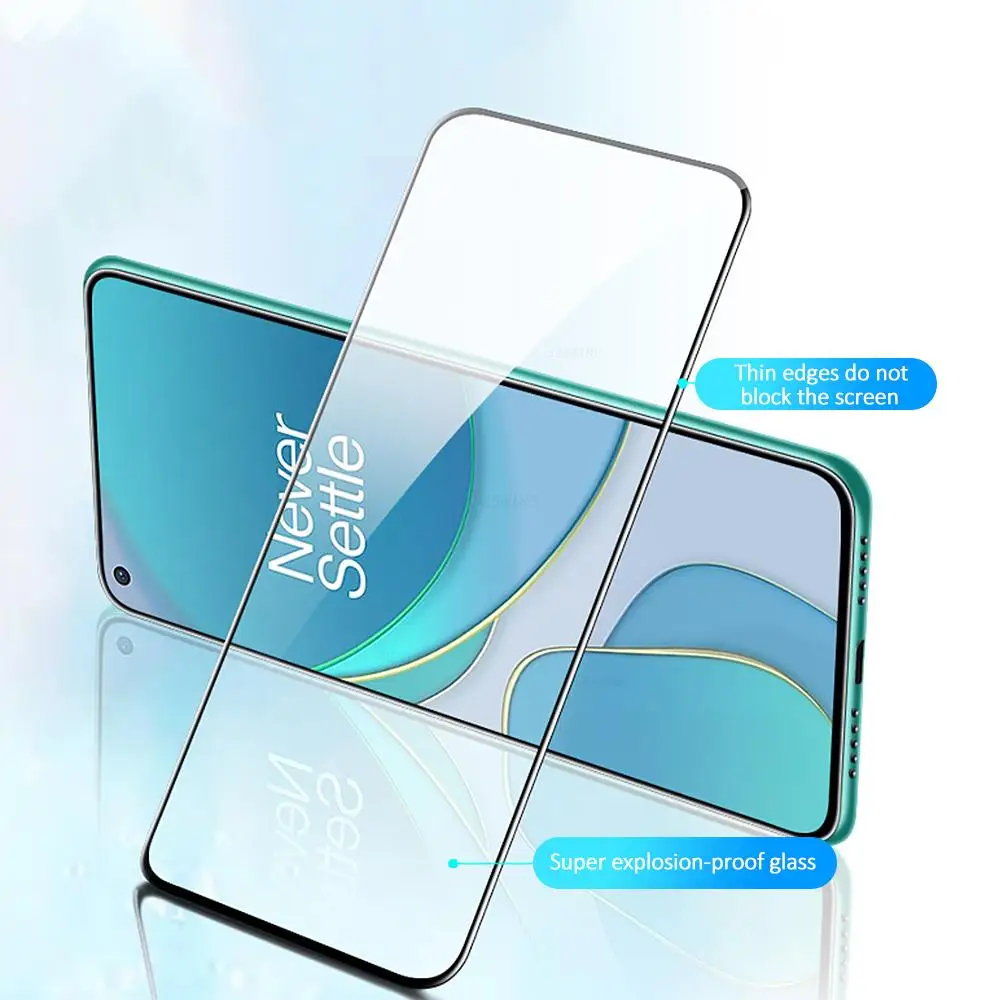 Protective Glass For OnePlus 9 9R Nord 2 5G Tempered 8t Screen Protector oneplus nord Font Film | Мобильные телефоны и