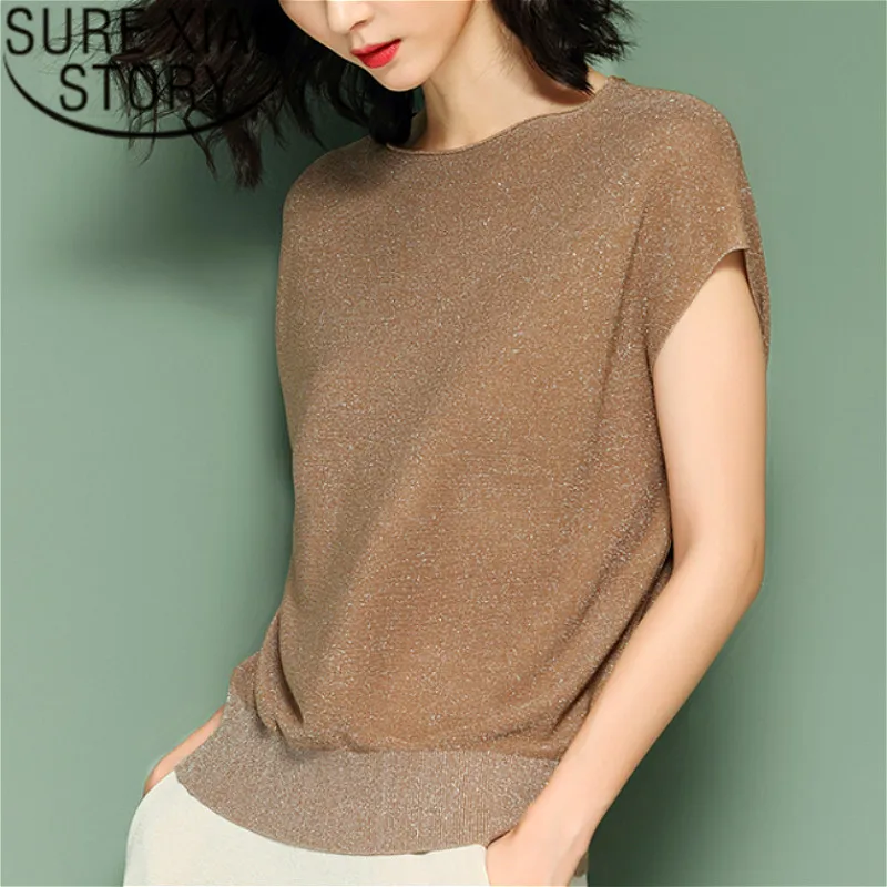 Блузка женская с круглым вырезом однотонные стиль Харадзюку белая рубашка