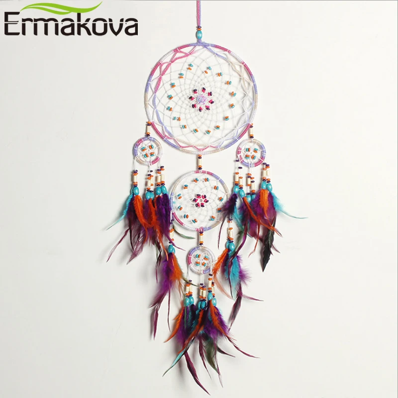 Красочный Ловец снов ERMAKOVA Декор искусственный Индийский стиль для детской