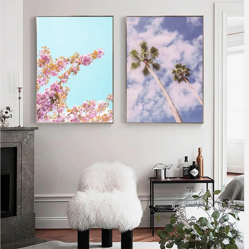 Картина на холсте в скандинавском стиле Настенная картина с изображением