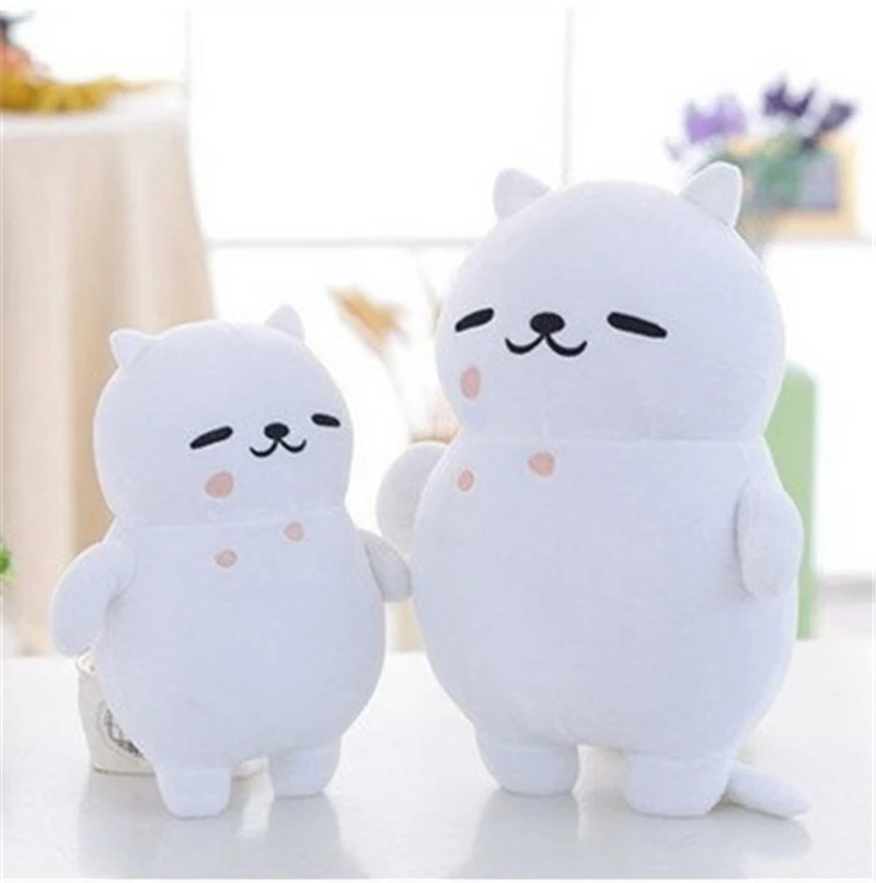 1 шт. милый аниме Neko Atsume белый мультфильм кошачий двор кошка мяу Darake Zukan плюшевая