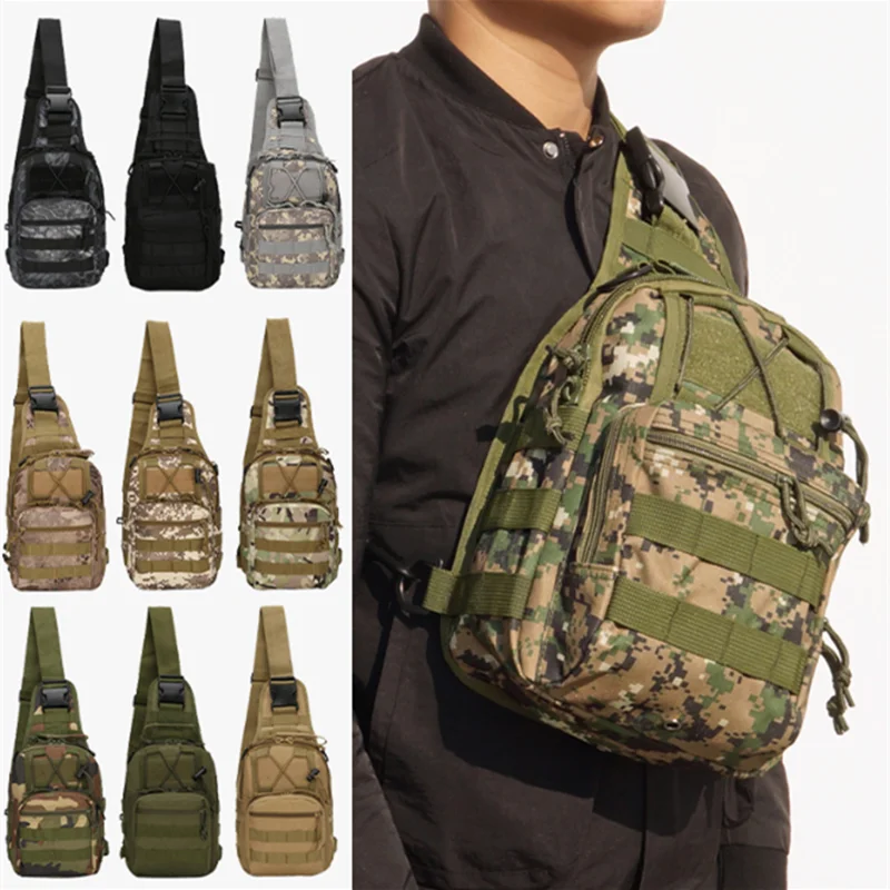 

Hiking Trekking Backpack Sports Climbing Shoulder Bags Tactical Camping Hunting Daypack Fishing Outdoor Military Shoulder Bag