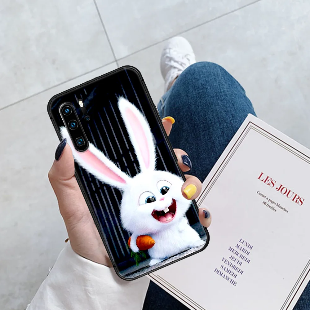 

Secret Pets Cute White Rabbit Phone Case Cover For Samsung Galaxy A7 8 10 20 20e 21 30 30S 31 41 50 50S 51 70 71 91 black