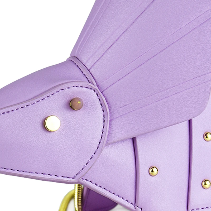 Индивидуальная трендовая сумка на плечо с заклепками и динозаврами из