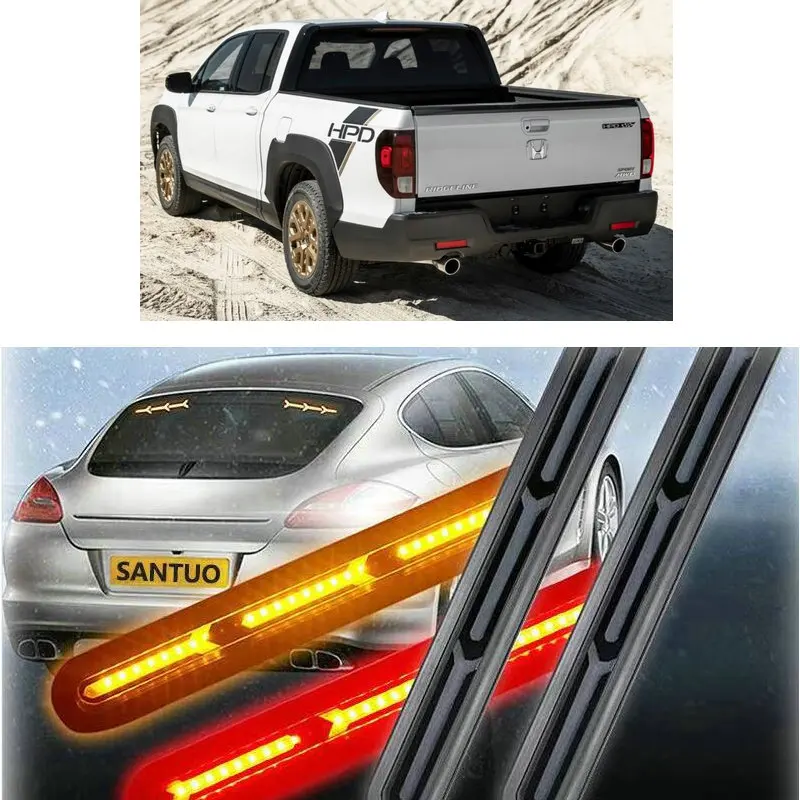 

Additional Turn Light Brake Lamp For Honda Ridgeline Hyundai Santa Cruz Lexus Pickup Jeep Gladiator Kia Telluride GMC Sierra