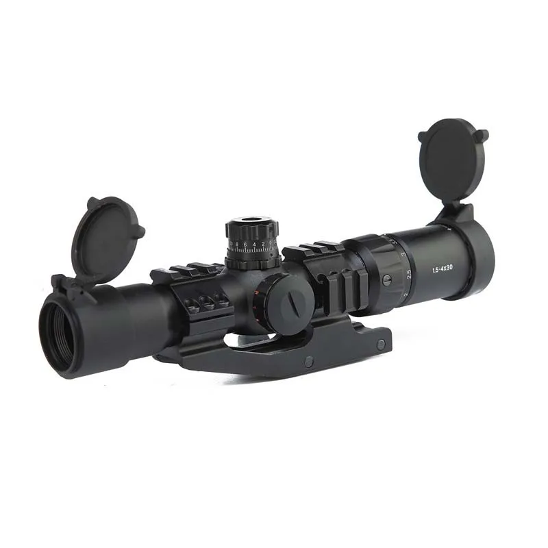 Ar15 части тактический оптический прицел на винтовку 1 5 4x30 зеленый красный