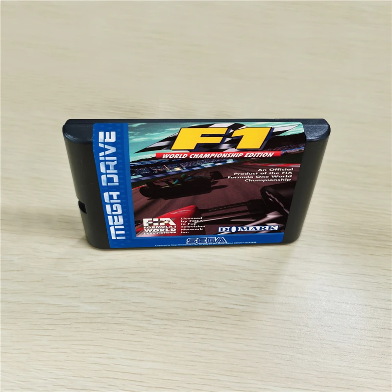 F1 Чемпионат мира-16-битный MD игровой Картридж для консоли MegaDrive Genesis | Электроника