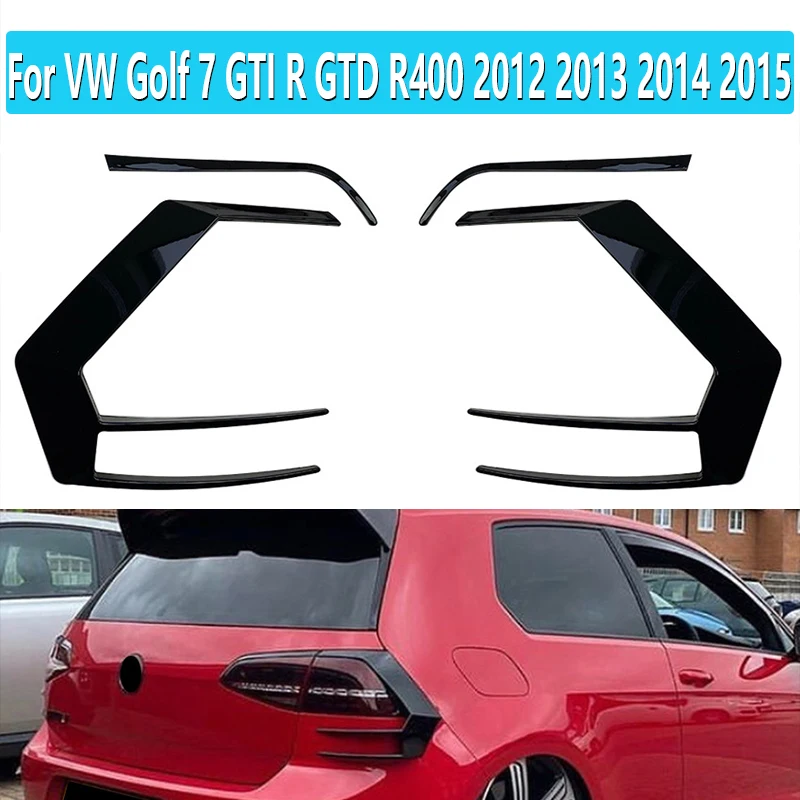 

Сплиттер для заднего бампера VW Golf 7 GTI R GTD R400 2012 2013 2014 2015, 1 пара