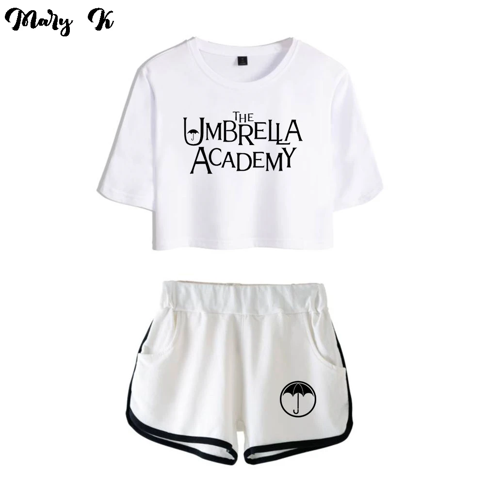 

Women Two Piece Set Shorts + Cute Harajuku T-shirt Streetwear Tracksuit Set Cute Tops Summer running sports suit