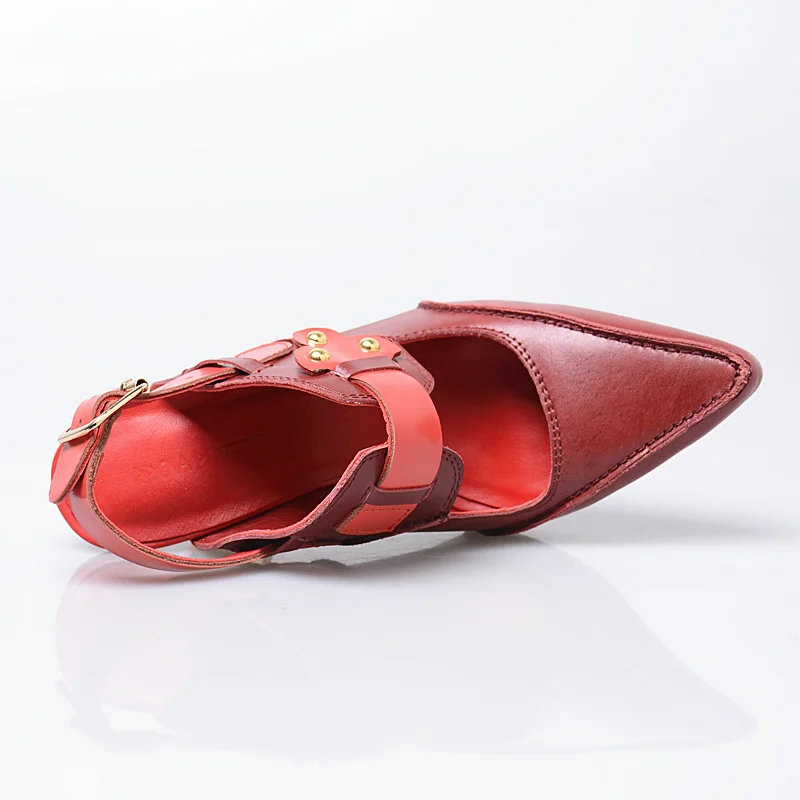 Prova Perfetto для ночного клуба пикантные с острым носком металлическими не