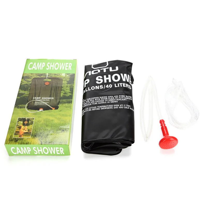 Складной мешок для воды и душа Легкий ПВХ хранения с подогревом на солнечной