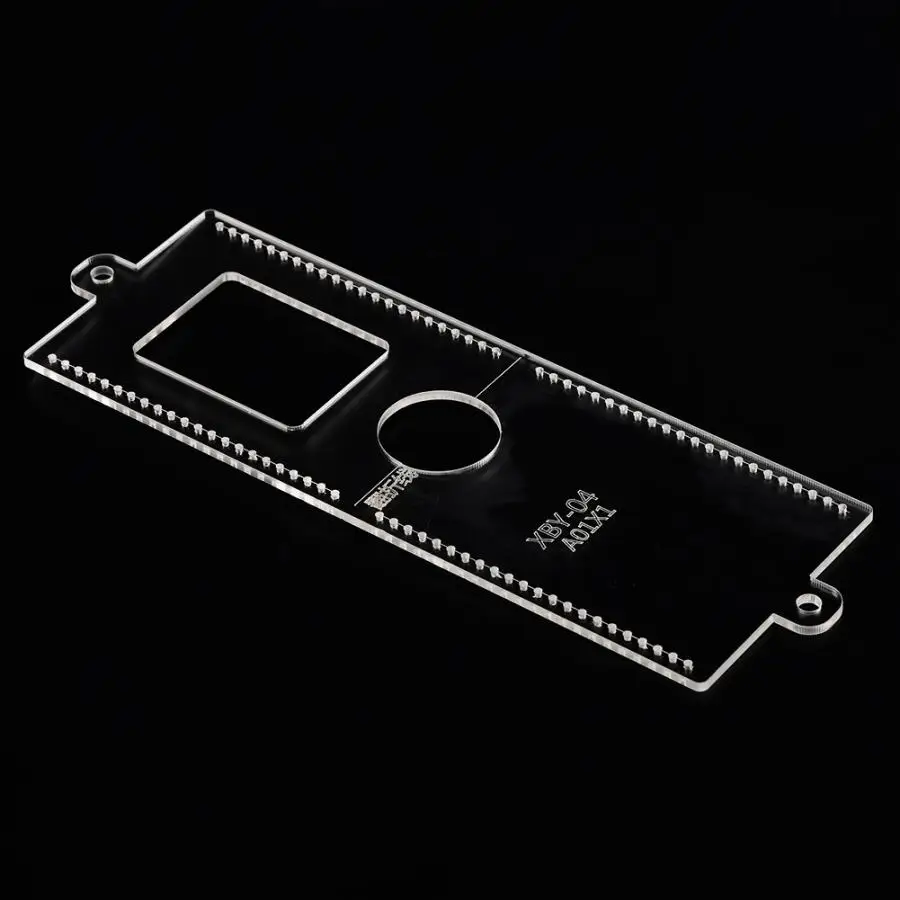 Акриловый трафарет чехол-кошелек для карточек рукоделие акрил трафареты набор