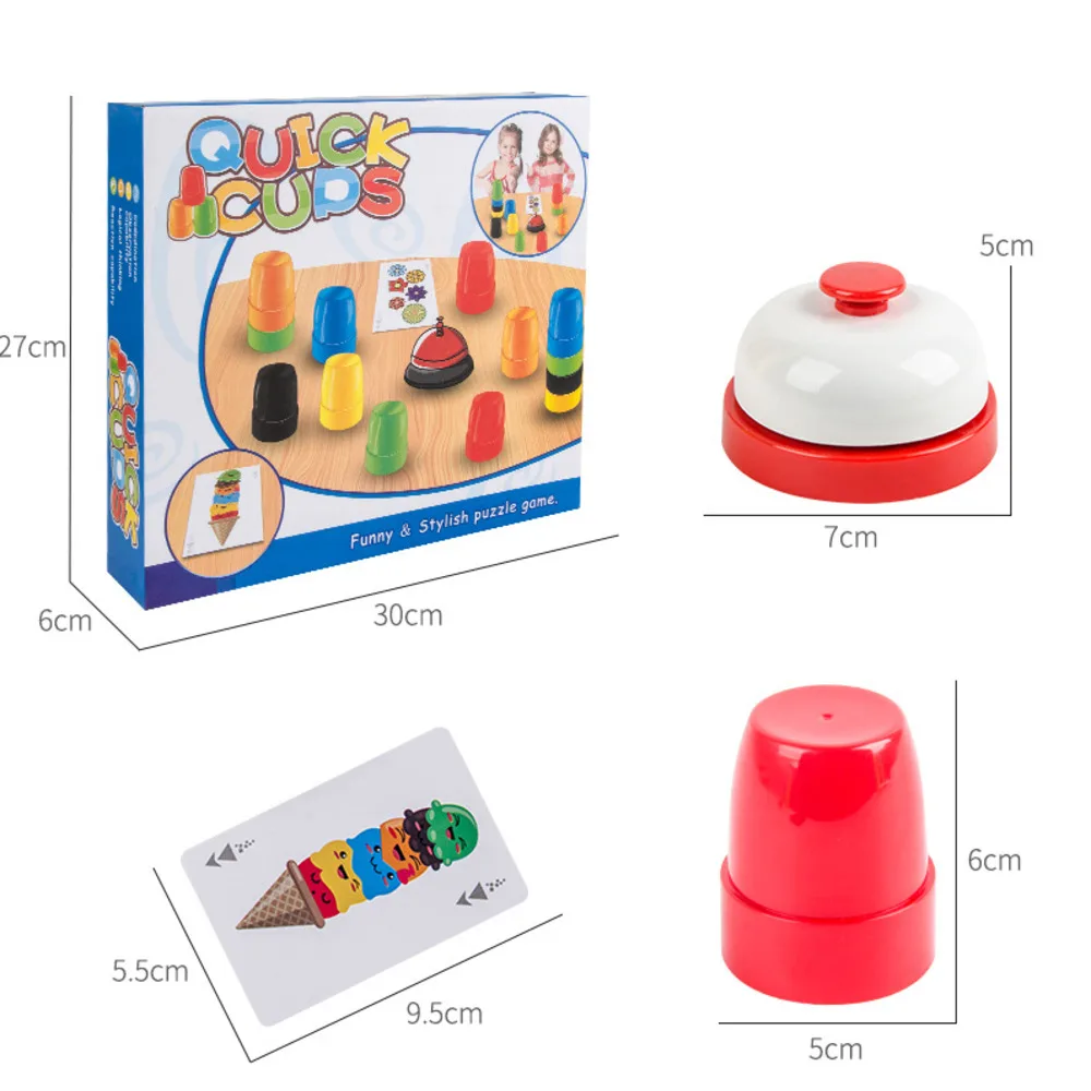 Волшебная Летающая чашка Скорость спортивные штабелирование чашек обучение