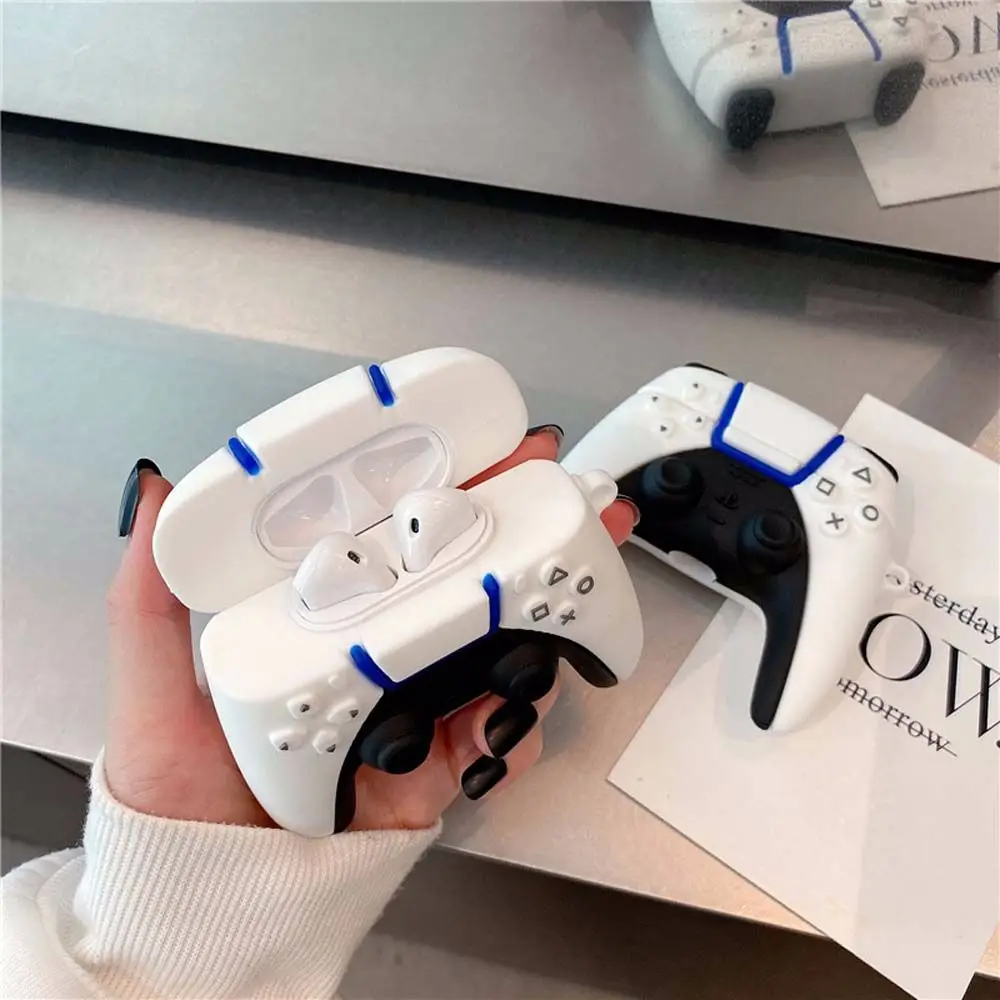 Чехол для геймпада PS5 gameboy силиконовый чехол брелок наушников мягкий Apple Airpods 1 2 Pro 3