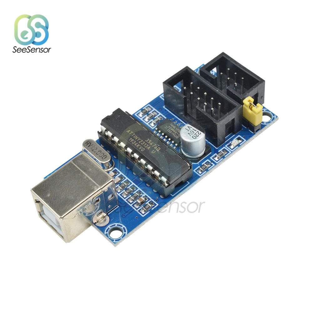 USBTiny USBtinyISP AVR ISP программатор загрузчик для Arduino IDE Meag2560 с 10-контактным кабелем