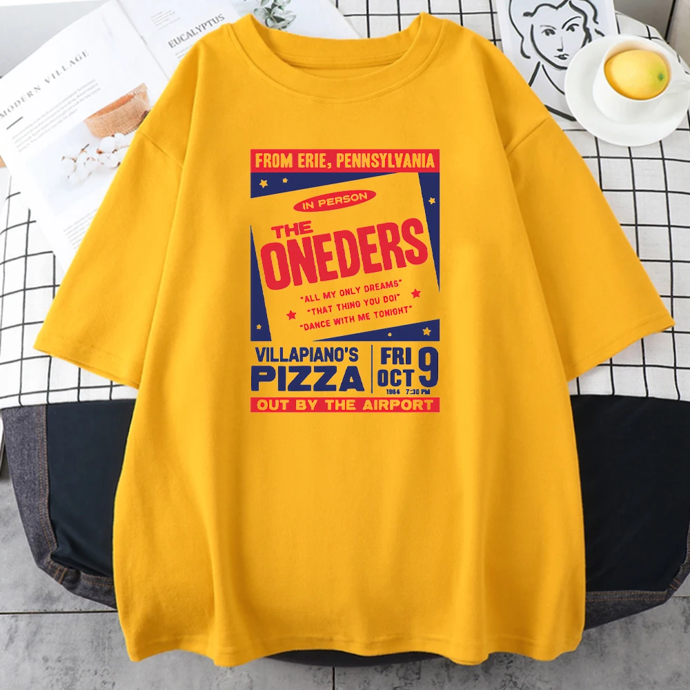 

From Erie Print Woman T-shirt Oversized Casual Anime Tshirt Fashion Comfortable Cotton T Shirt Crewneck Oversize Tshirt Woman