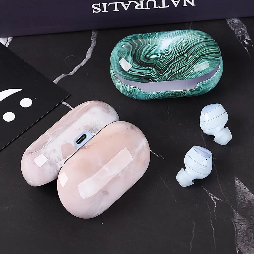 

Marble Pattern Cases Coque For Samsung Galaxy Buds Plus Pattern Cases For Samsung Galaxy Buds Shockproof Fundas For Galaxy Buds