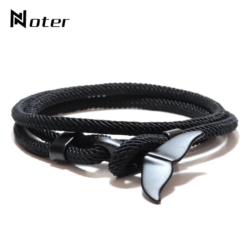 2021 модный Регулируемый веревочный браслет для мужчин двухслойный