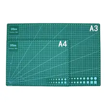 A3/A4PVC прямоугольные линии сетки режущий коврик инструмент пластиковая разделочная доска коврик двухсторонний режущий коврик ремесло DIY режущие инструменты