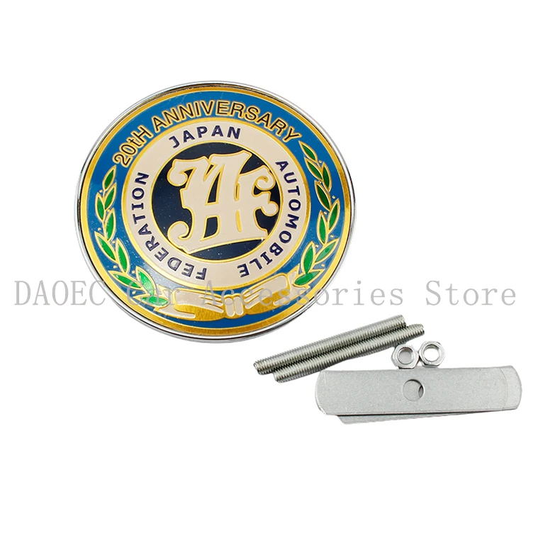 

Автомобильные 3D металлические наклейки, наклейка с логотипом JAF, Япония, автомобильная Федерация, значок на переднюю решетку автомобиля, эмблема, Стайлинг, наклейки, аксессуары