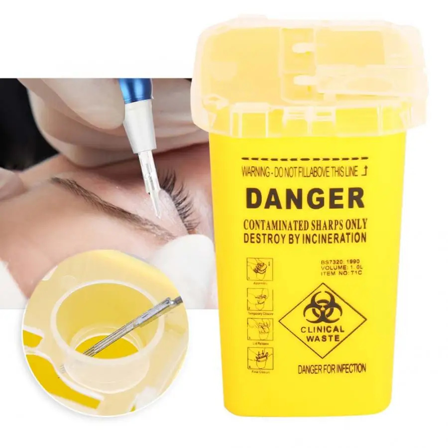 Make Up заброшенных игла для тату машинок ящик хранения одноразовые иглы головка