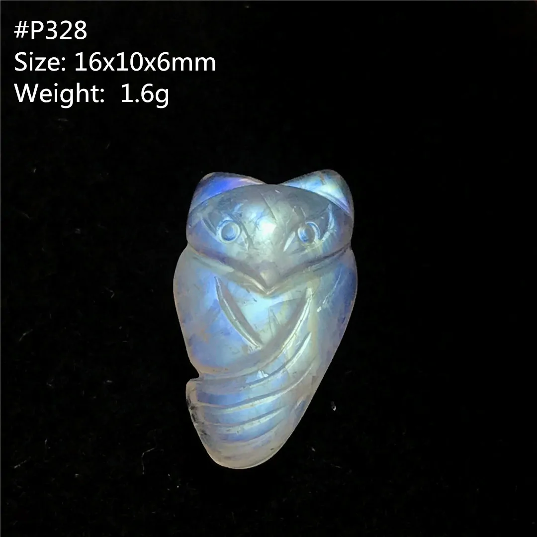 

Топ естественный синий свет лунный камень кулон для женщин и мужчин, с рисунком лисы резные хрустальные бусины исцеляющая любовь удачи Крас...