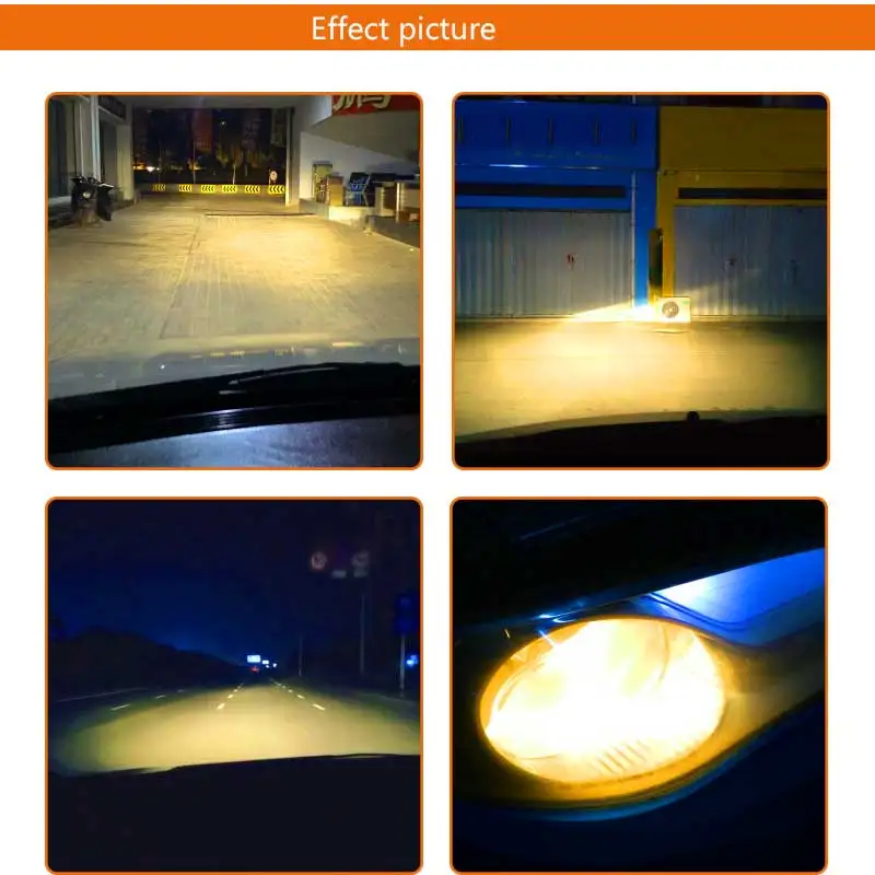 Галогенные противотуманные фары OSRAM H1. Автомобильная фара желтого цвета. лампа на