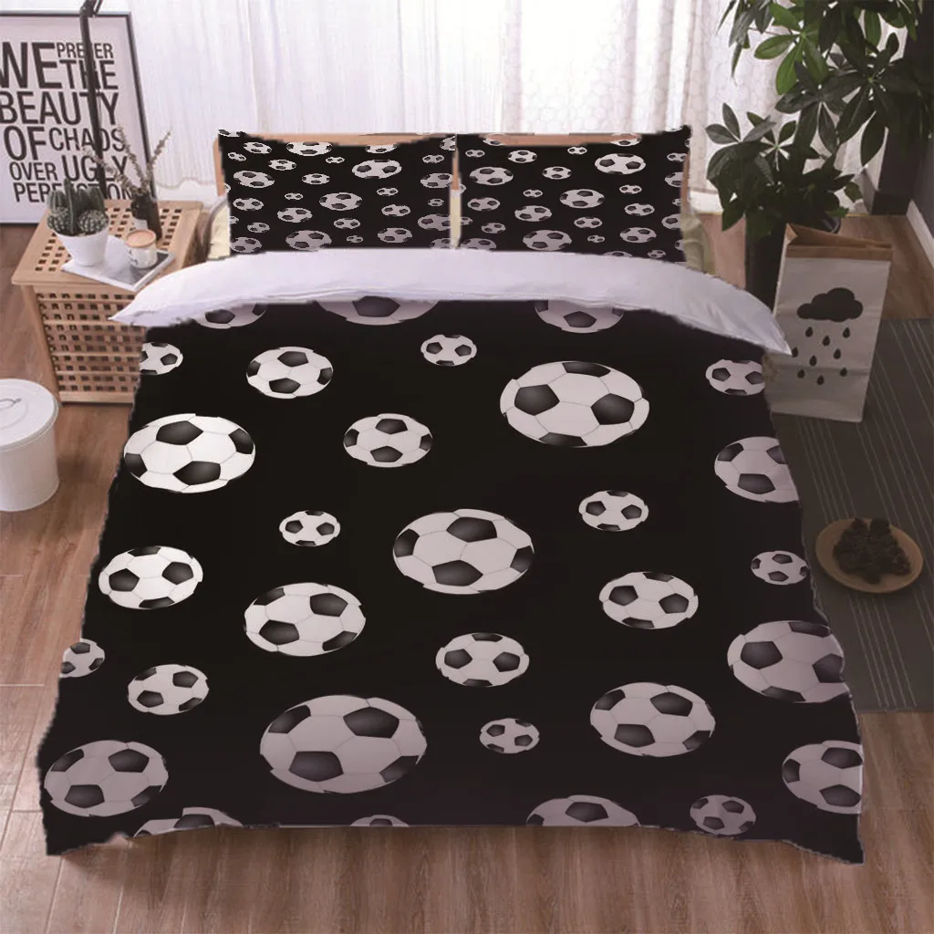 2/3 шт Единорог Мягкий 100% полиэстер комплект постельного белья с принтом Глаза