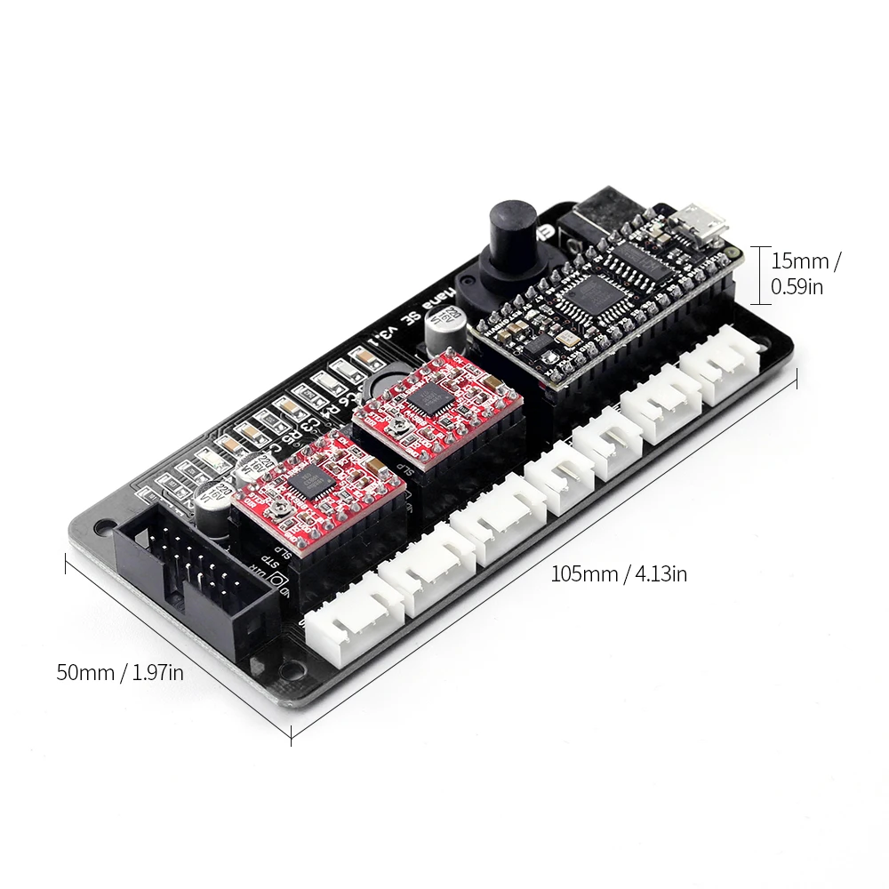 

New SE XY 2 Axis Stepper Motor Driver Controller Board Control Panel For DIY Laser Engraver