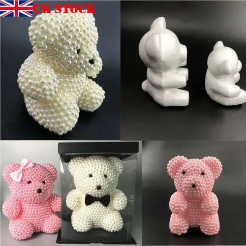 Медведь Кролик модель сердца пенополистирол пенопласт пена ремесло DIY подарки для валентинки