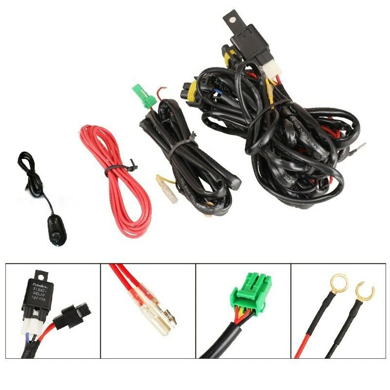 

Car Clear Lens Pair Fog Light Lamp Wiring Switch Kit DOT for Mazda CX-5 2013-2016