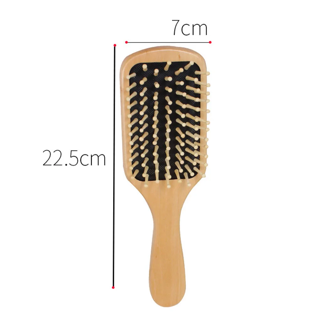 

1pc Wood Comb Professional Anti-static Cushion Hair Loss Massage Brush Hairbrush Comb Scalp Hair Care Healthy Bamboo Comb