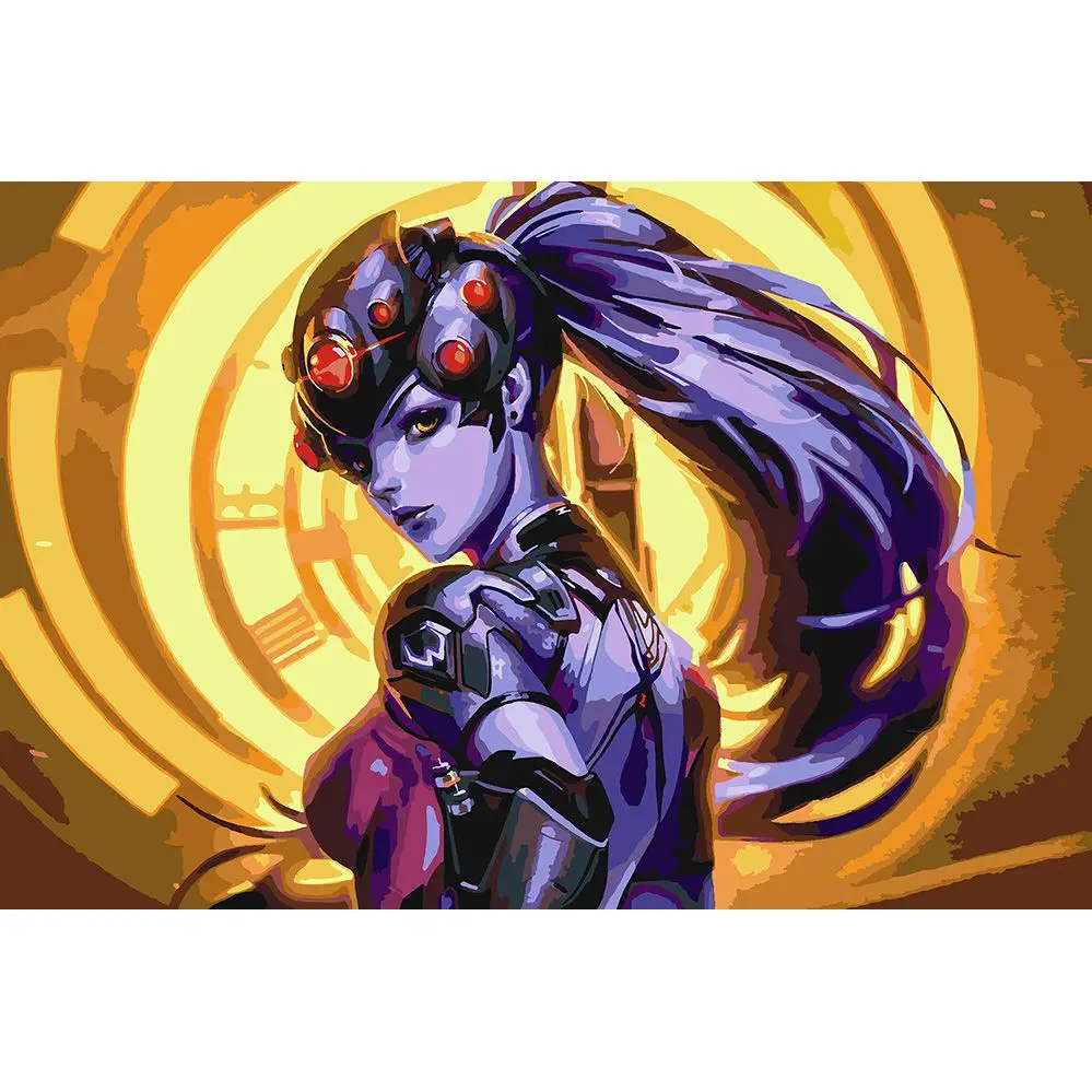 Картина по номерам Overwatch - Роковая вдова 2 40 х 50 см | Дом и сад