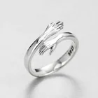 Классические парные кольца, обнимательные кольца, регулируемое обручальное кольцо, открытое свадебное кольцо, День святого Валентина