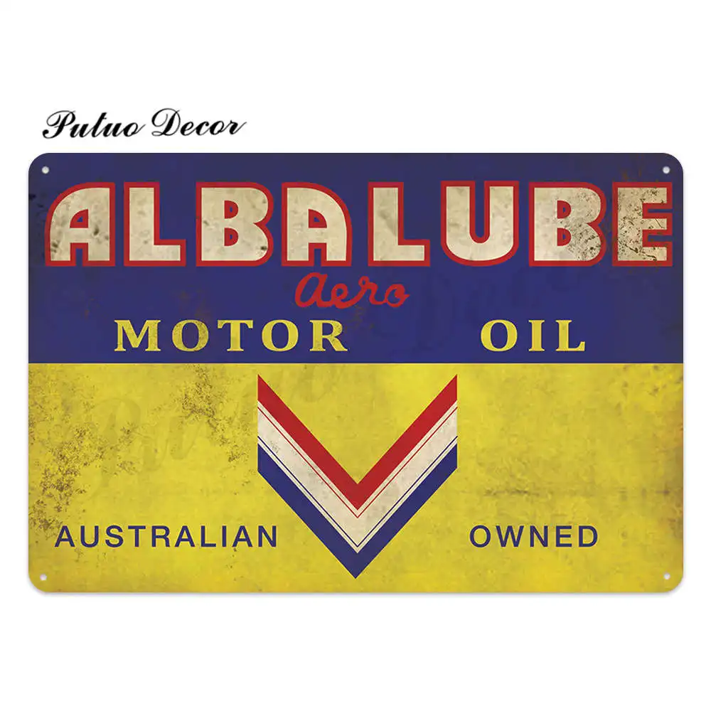 TH4118 Metal Sign Plaque Metal Vintage Garage Tin Sign Metal Plate Retro Garage Decor Bar Pub Man Cave Decor - Цвет: TH4118