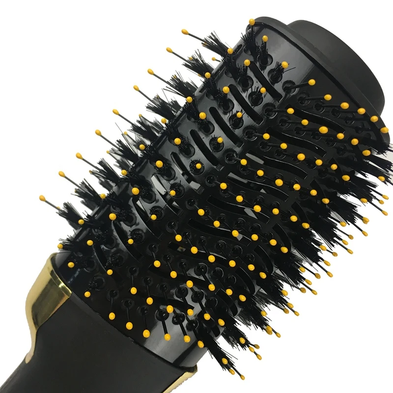 

Multifunctional 2-In-1 Step Hair Dryer Brush Rotating Hot Brush Hot Air Curler Iron Rotating Roller Comb Negative Ion Shape Comb