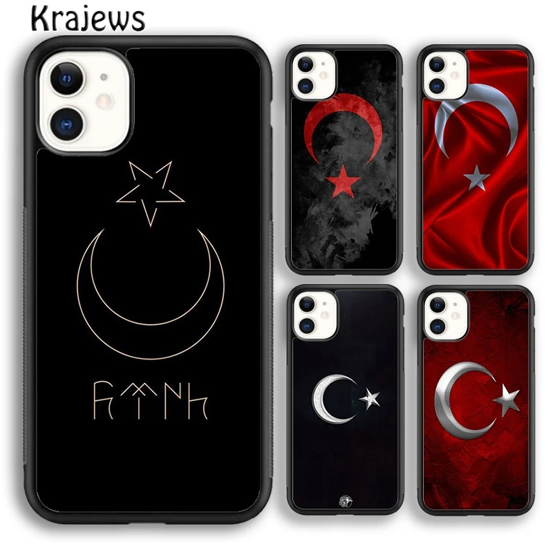Чехол krajew для телефона с турецким флагом Турции iPhone 14 5s 6s 7 8 plus X XS XR 11 12 13 pro max Samsung