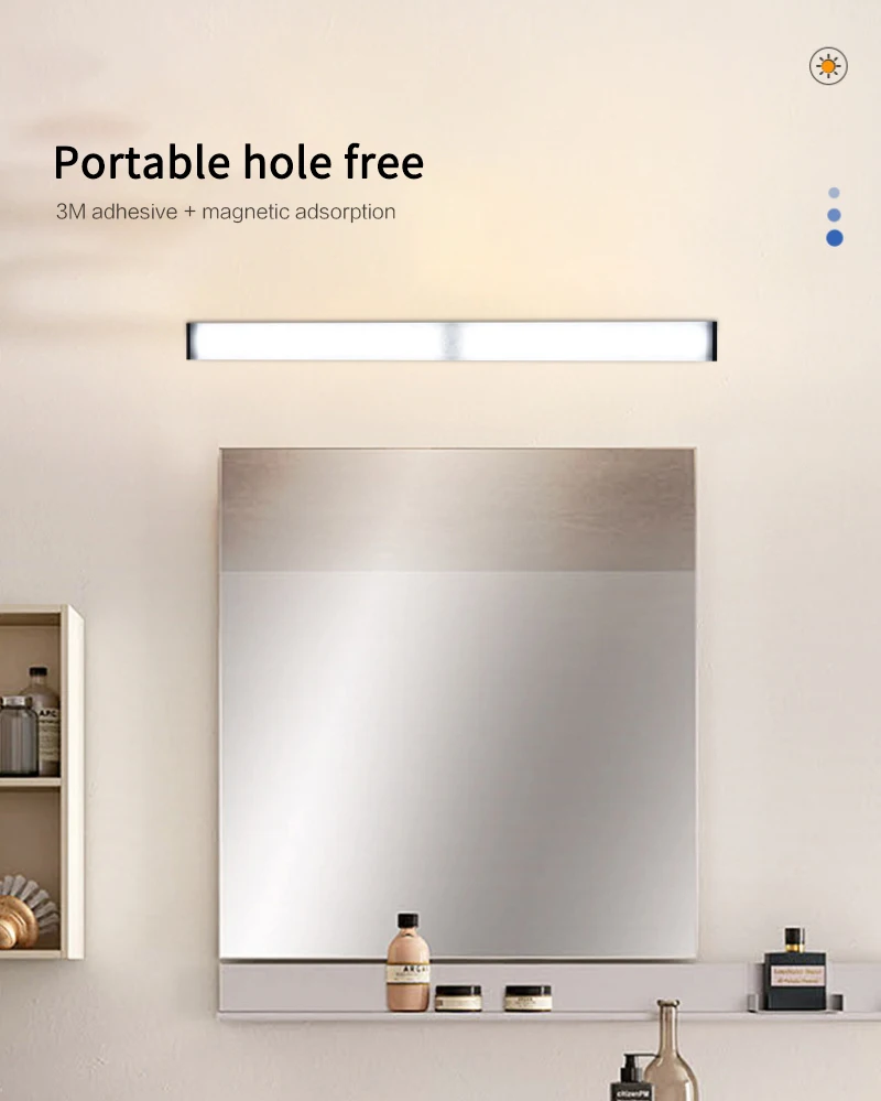 Беспроводной светодиодный светильник с датчиком движения шкаф кровать лампа под