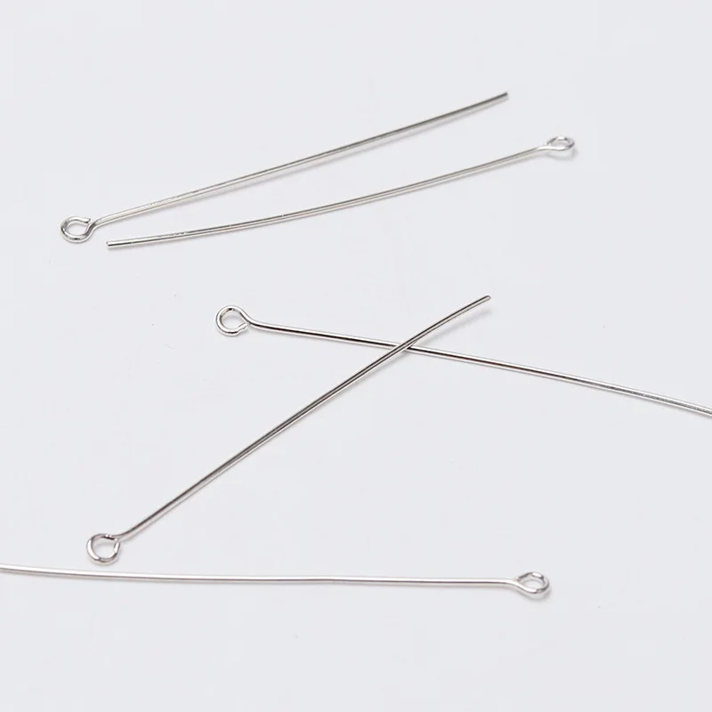 100 шт. гладкие круглые иглы 50 мм|Ювелирная фурнитура и компоненты| |