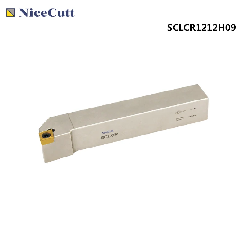 Токарный резец Nicecutt SCLCR1212H09 SCLCL1212H09 держатель внешнего токарного инструмента для