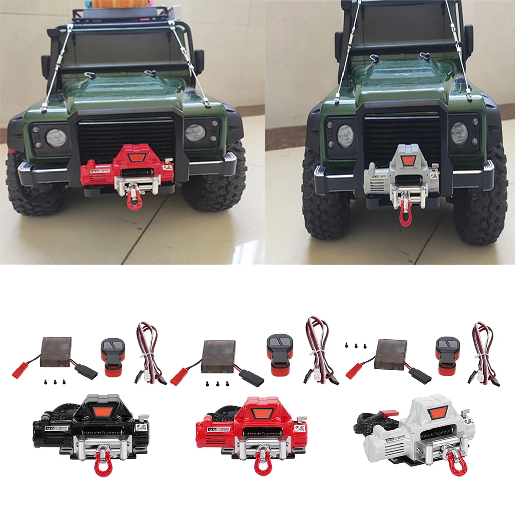 Металлическая Автоматическая RC гусеничная лебедка беспроводной пульт