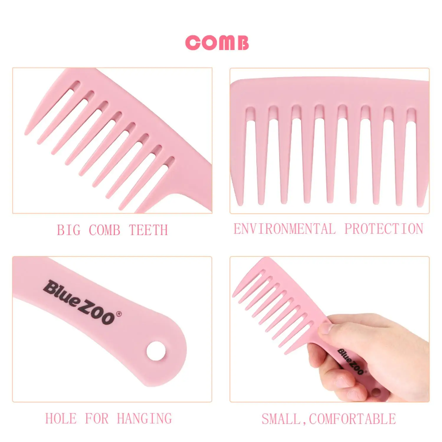 2 шт./компл. синий зоопарк гребень для волос девочек детская одежда сна розового