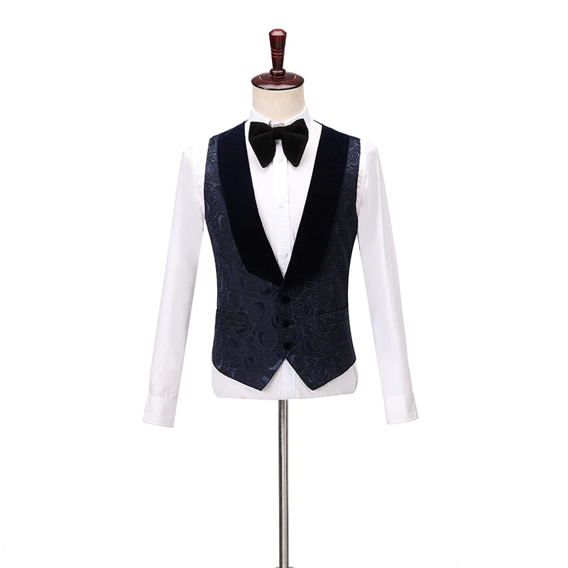 ЖИЛЕТ СВАДЕБНЫЙ мужской двубортный бархатный модный дизайнерский пиджак с