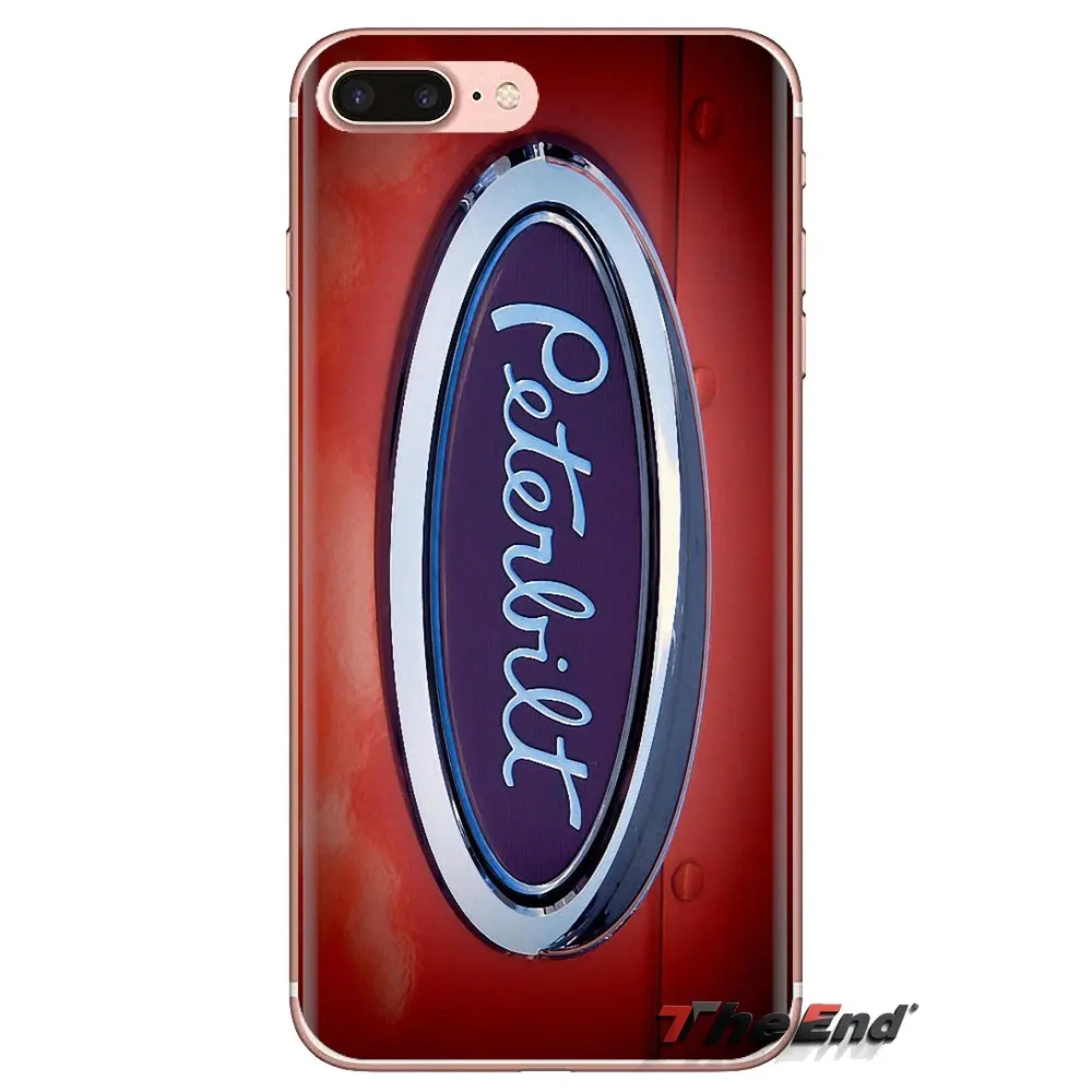 Грузовики peterbilt листового металла автомобиля ТПУ чехол для iPhone XS Max XR X 4 4S 5 5S 5C SE 6 6S