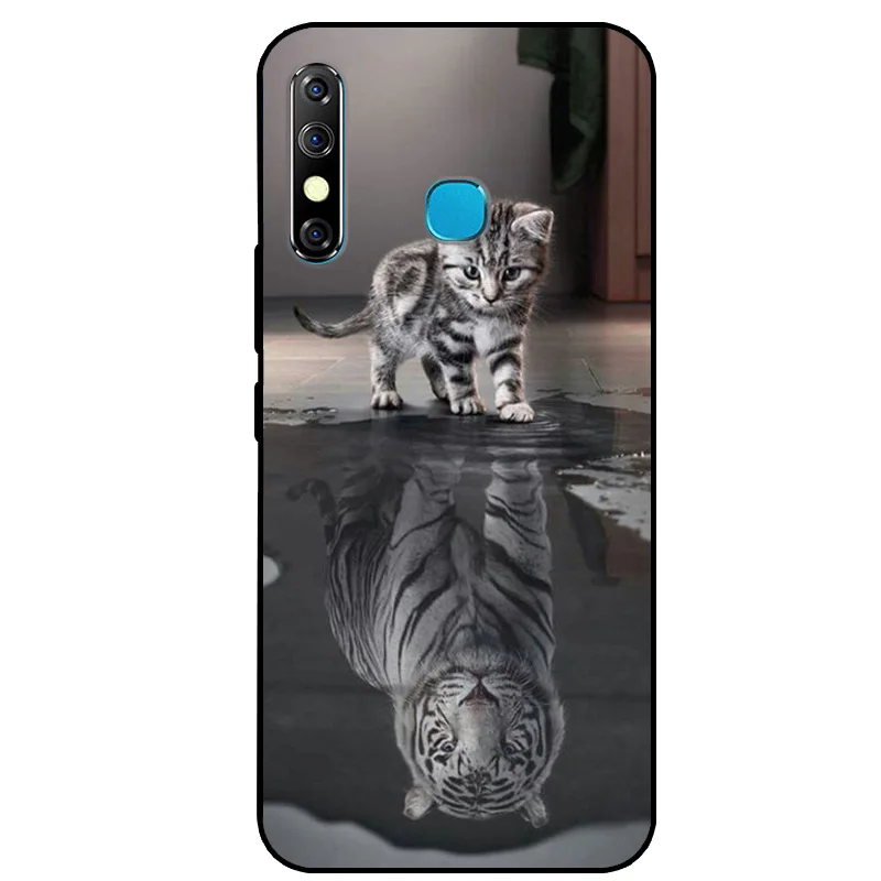 Силиконовый чехол для Blackview A80 Pro Plus мягкий из ТПУ телефона A60 полностью черный